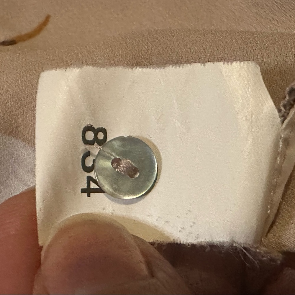 Zara Basic Collection Size M Bird Print Shirt Blo… - image 8